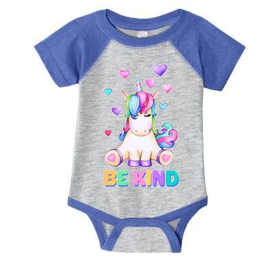 Be Kind Unicorn Infant Baby Jersey Bodysuit