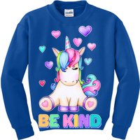 Be Kind Unicorn Kids Sweatshirt