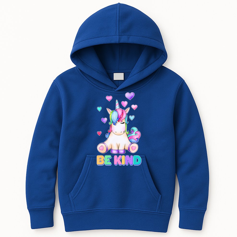 Be Kind Unicorn Kids Hoodie