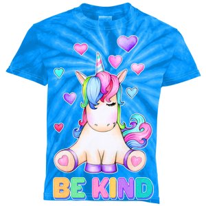 Be Kind Unicorn Kids Tie-Dye T-Shirt