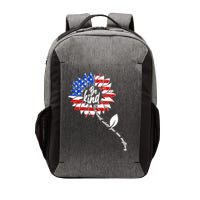 Be Kind USA American Sunflower Vector Backpack