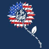 Be Kind USA American Sunflower Cooling Performance Crew T-Shirt