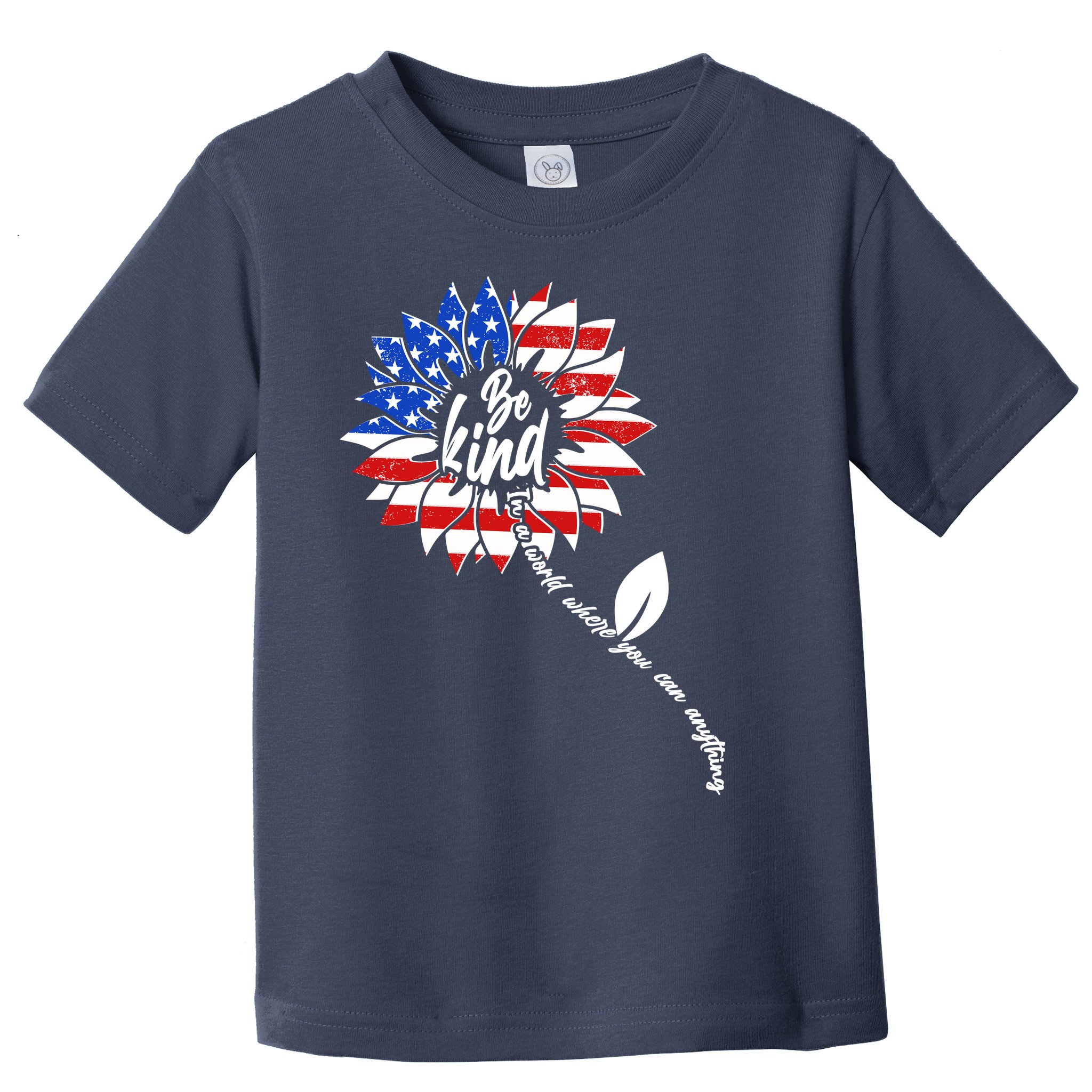Be Kind USA American Sunflower Toddler T-Shirt