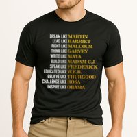 Be Like Inspiring Leaders Black History Cooling Performance Crew T-Shirt