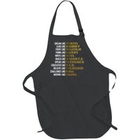 Be Like Inspiring Leaders Black History Full-Length Apron With Pockets