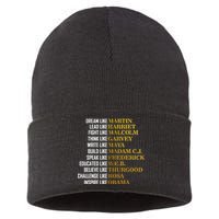 Be Like Inspiring Leaders Black History Sustainable Knit Beanie