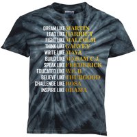 Be Like Inspiring Leaders Black History Kids Tie-Dye T-Shirt