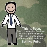 Be Like Pete Buttigieg Funny Legacy Tie Dye Trucker Hat