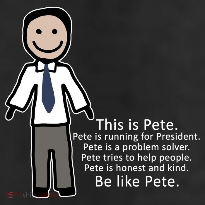 Be Like Pete Buttigieg Funny 7 Panel Mesh Trucker Snapback Hat