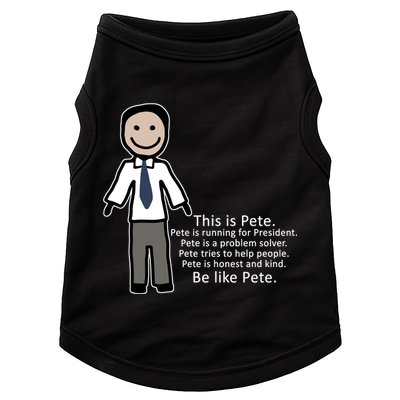Be Like Pete Buttigieg Funny Doggie Tank
