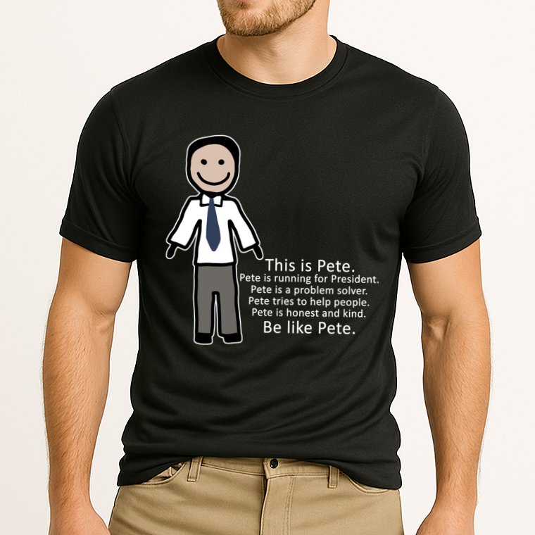 Be Like Pete Buttigieg Funny Performance Shirt