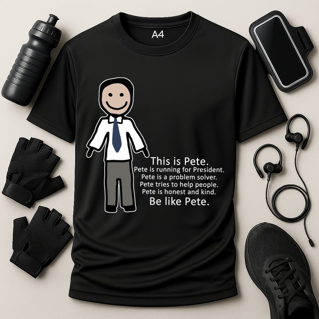 Be Like Pete Buttigieg Funny Performance Shirt