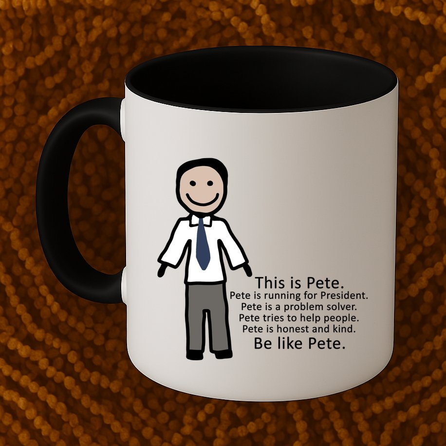 Be Like Pete Buttigieg Funny Mug