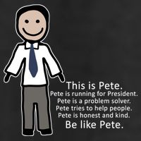 Be Like Pete Buttigieg Funny Golf Towel
