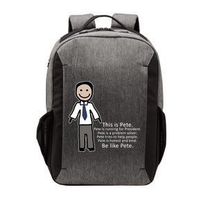 Be Like Pete Buttigieg Funny Vector Backpack