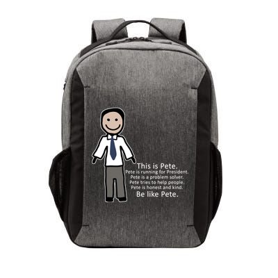 Be Like Pete Buttigieg Funny Vector Backpack