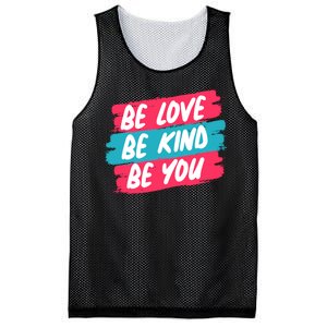 Be Love Be Kind Be You Mesh Reversible Basketball Jersey Tank