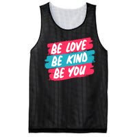 Be Love Be Kind Be You Mesh Reversible Basketball Jersey Tank