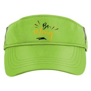 Be Merry Christmas  Adult Drive Performance Visor