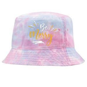 Be Merry Christmas  Tie-Dyed Bucket Hat