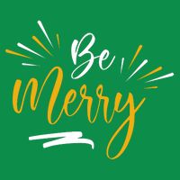 Be Merry Christmas  Kids Sweatshirt