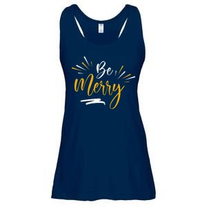 Be Merry Christmas  Ladies Essential Flowy Tank