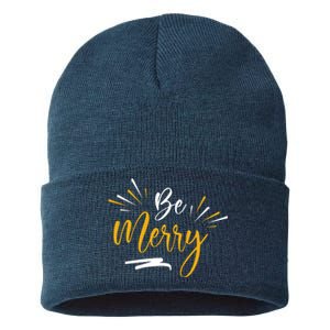 Be Merry Christmas  Sustainable Knit Beanie