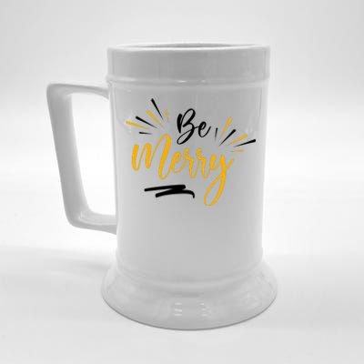 Be Merry Christmas  Beer Stein