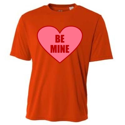 Be Mine Valentine's Day Heart Love Design Cooling Performance Crew T-Shirt