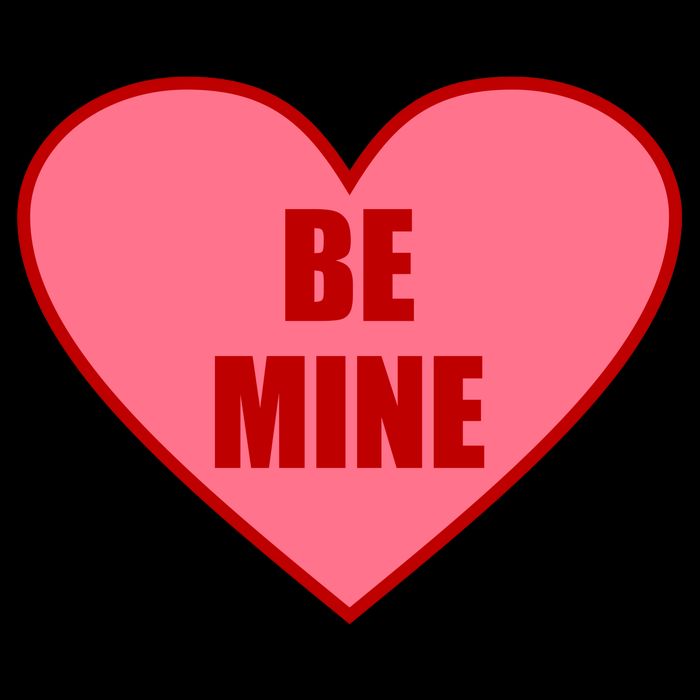 Be Mine Valentine's Day Heart Love Design Cooling Performance Crew T-Shirt