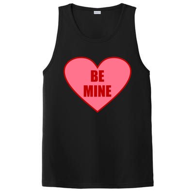 Be Mine Valentine's Day Heart Love Design PosiCharge Competitor Tank