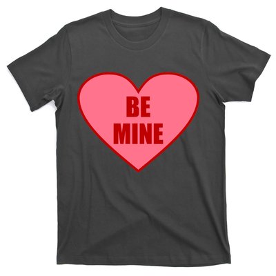 Be Mine Valentine's Day Heart Love Design T-Shirt