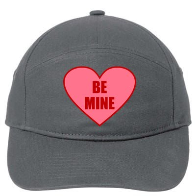 Be Mine Valentine's Day Heart Love Design 7-Panel Snapback Hat