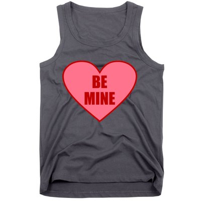 Be Mine Valentine's Day Heart Love Design Tank Top