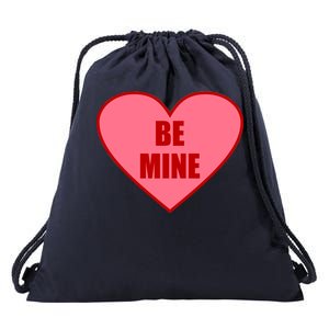 Be Mine Valentine's Day Heart Love Design Drawstring Bag