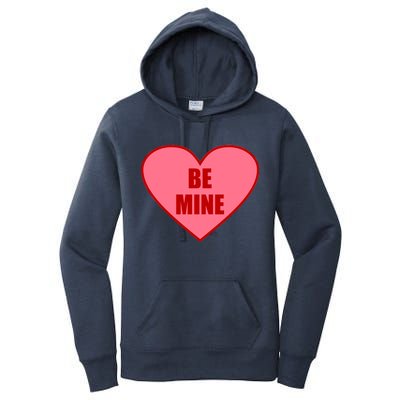 Be Mine Valentine's Day Heart Love Design Women's Pullover Hoodie