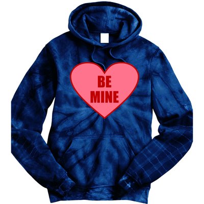 Be Mine Valentine's Day Heart Love Design Tie Dye Hoodie