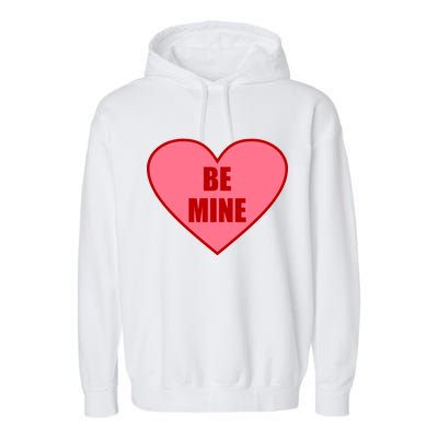 Be Mine Valentine's Day Heart Love Design Garment-Dyed Fleece Hoodie