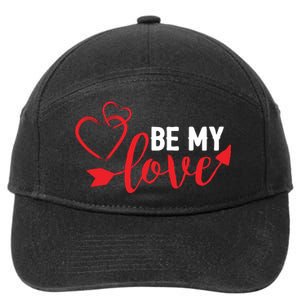 Be My Love Arrow Heart 7-Panel Snapback Hat