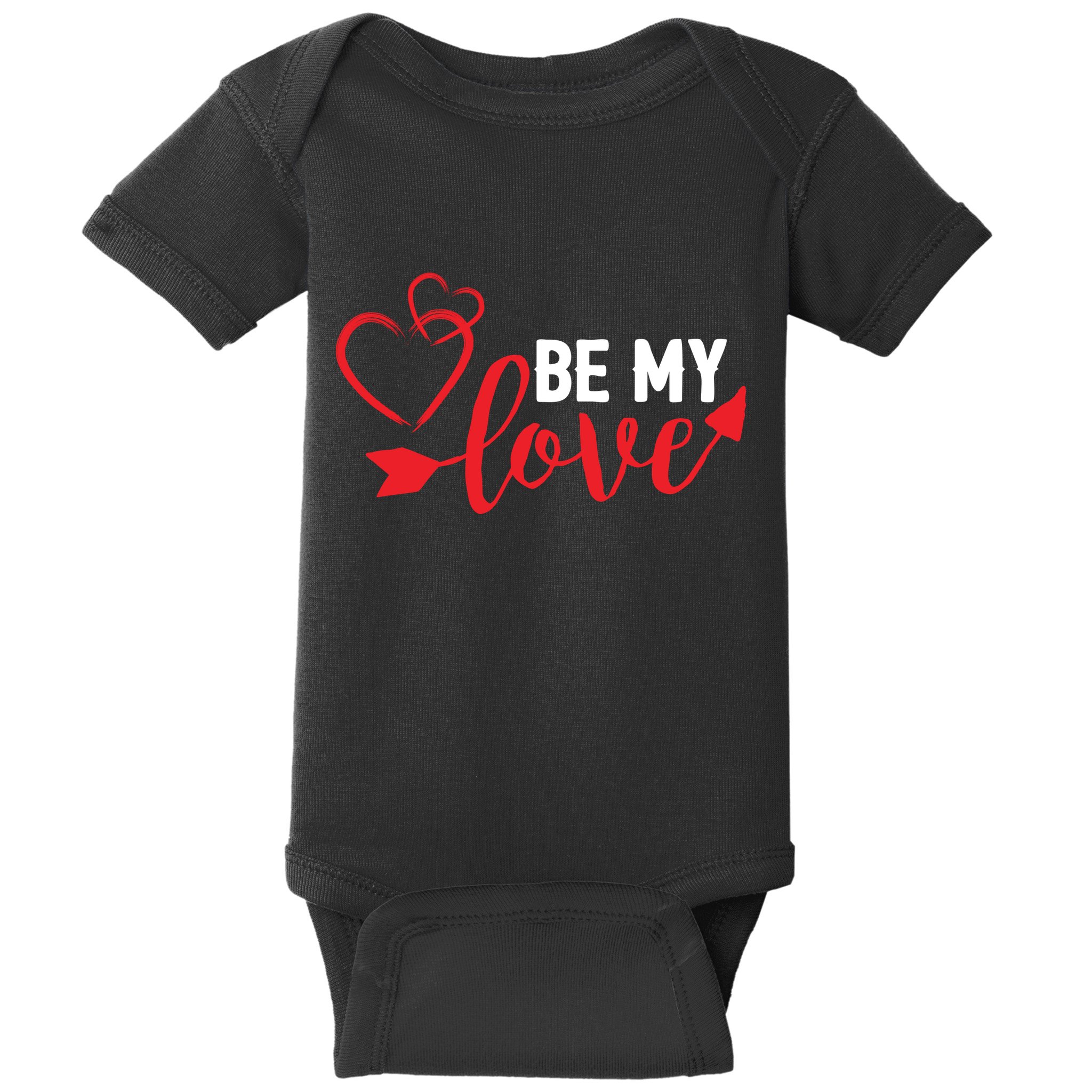 Be My Love Arrow Heart Baby Bodysuit