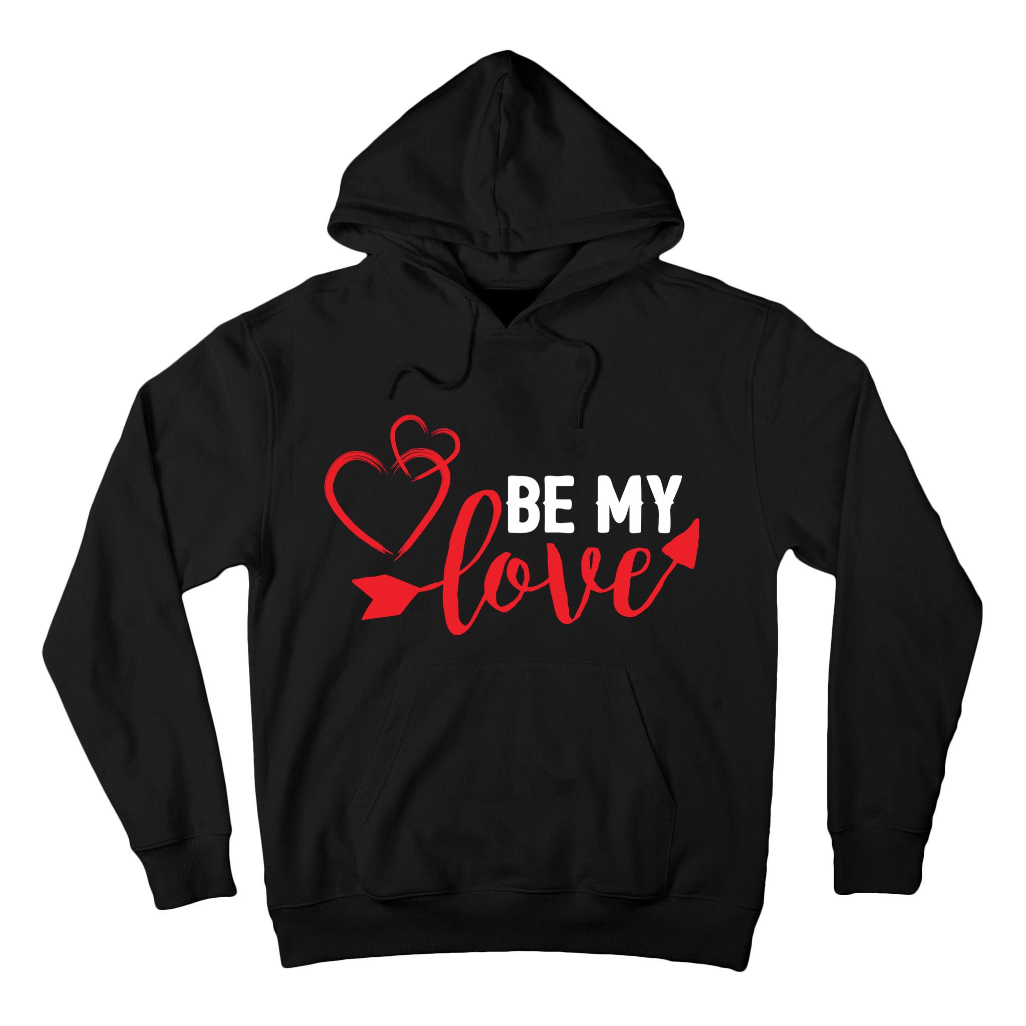 Be My Love Arrow Heart Tall Hoodie