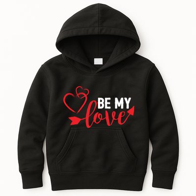 Be My Love Arrow Heart Kids Hoodie