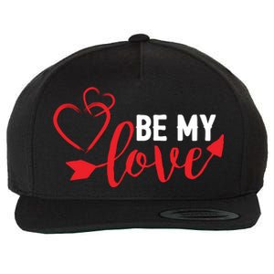 Be My Love Arrow Heart Wool Snapback Cap