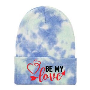 Be My Love Arrow Heart Tie Dye 12in Knit Beanie