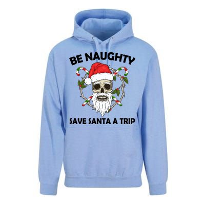 Be Naughty Save Santa A Trip Unisex Surf Hoodie