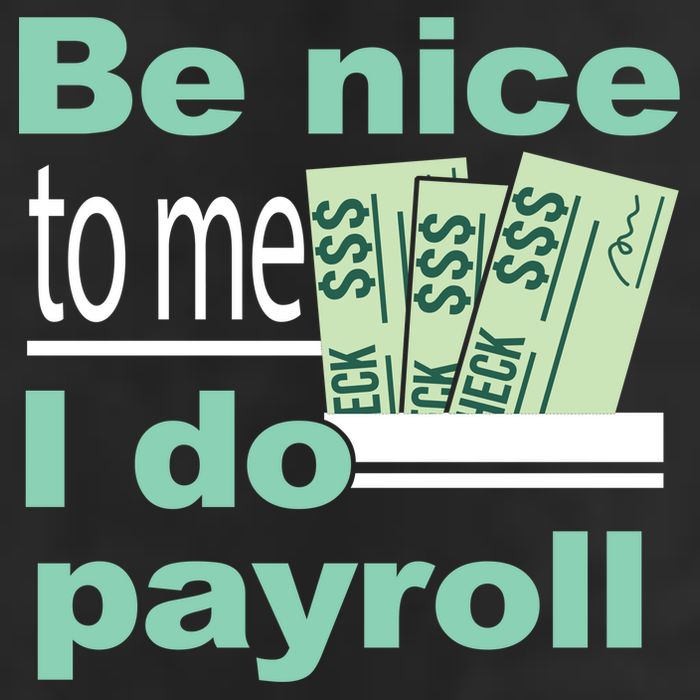 Be Nice To Me I Do Payroll Golf Towel