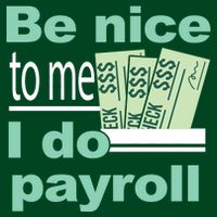 Be Nice To Me I Do Payroll Long Sleeve Shirt