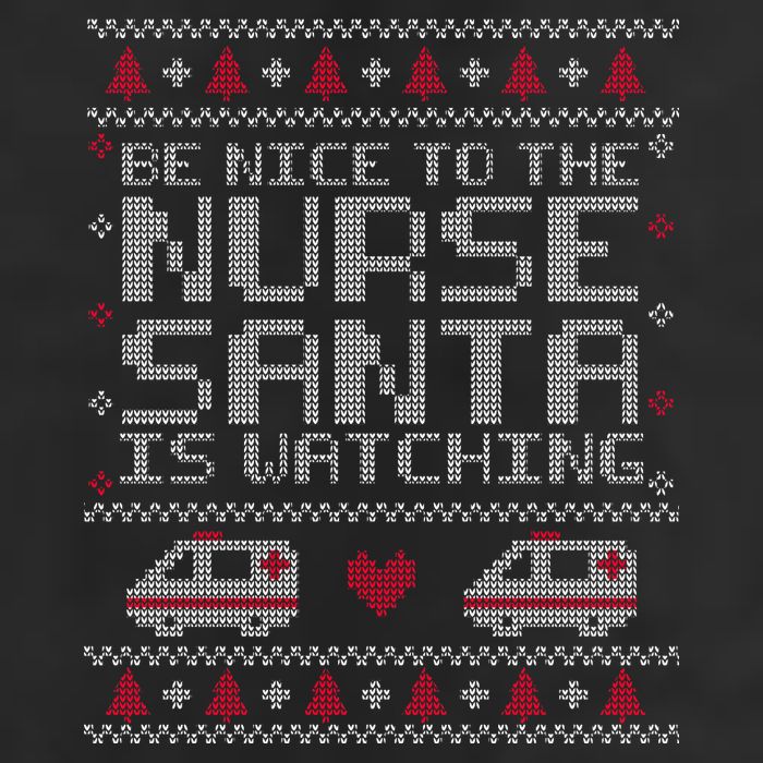 Be Nice To The Nurse Santa Is Watching 11oz C Handle Ceramic Mug