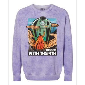 Be One With The 4th BBQ Parody Colorblast Crewneck Sweatshirt