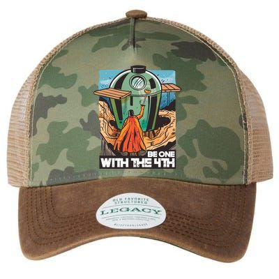 Be One With The 4th BBQ Parody Legacy Tie Dye Trucker Hat